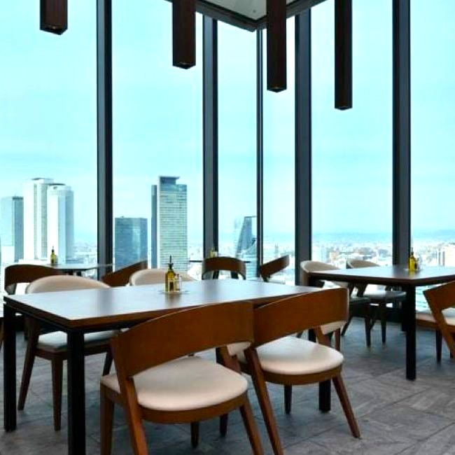 【ささしまライブ】Sky Dining 天空／名古屋プリンスホテル スカイタワー／美しいスイーツを堪能