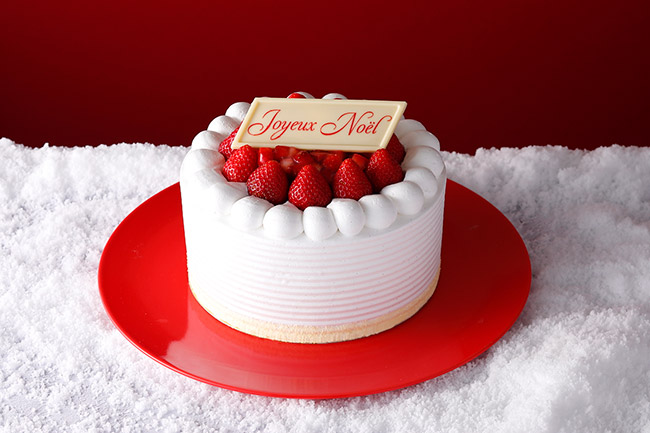 ホテルニューオータニ「パティスリーSATSUKI」のクリスマスケーキ「新エクストラスーパーあまおうショートケーキ」