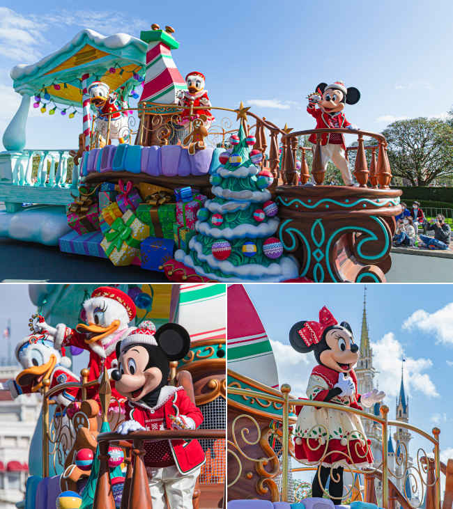 「ミッキー＆フレンズのグリーティングパレード：ディズニー・クリスマス」を鑑賞