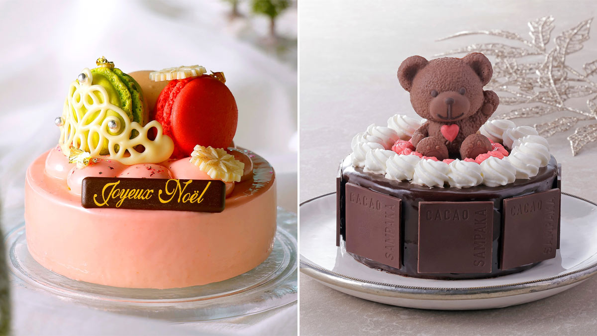 東武百貨店のクリスマスケーキ2023。限定ケーキ5種ほか、有名パティシエや人気店が手掛けるアートのようなケーキも