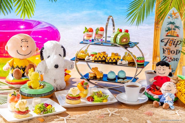 ヒルトン名古屋　モーニングハイティー「Snoopy Summer Beach Time」