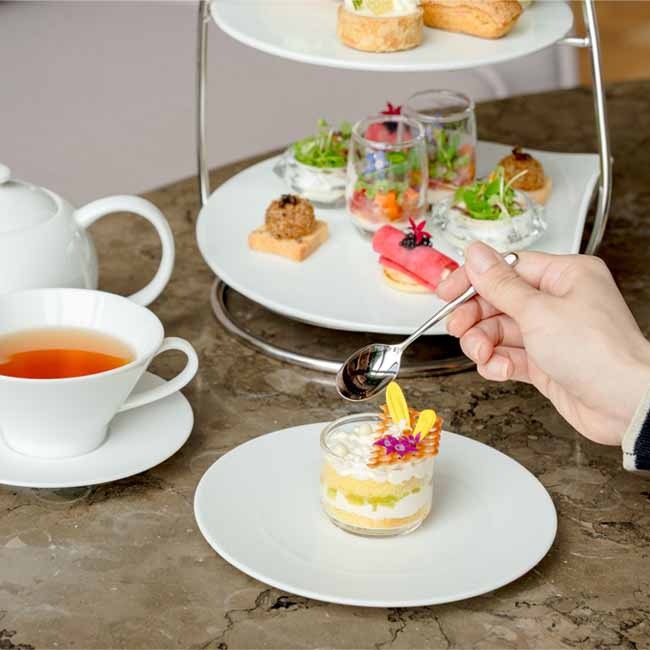 ジャヌ東京「ハーブとはちみつのアフタヌーンティー」