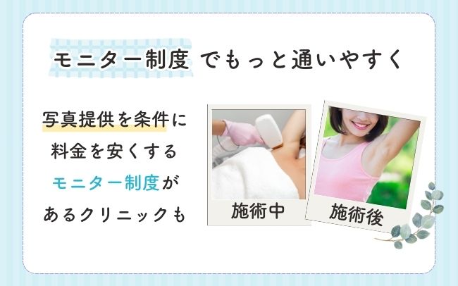 モニター制度を利用