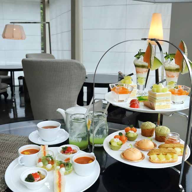 東京マリオットホテル「Melty Melon Afternoon Tea」