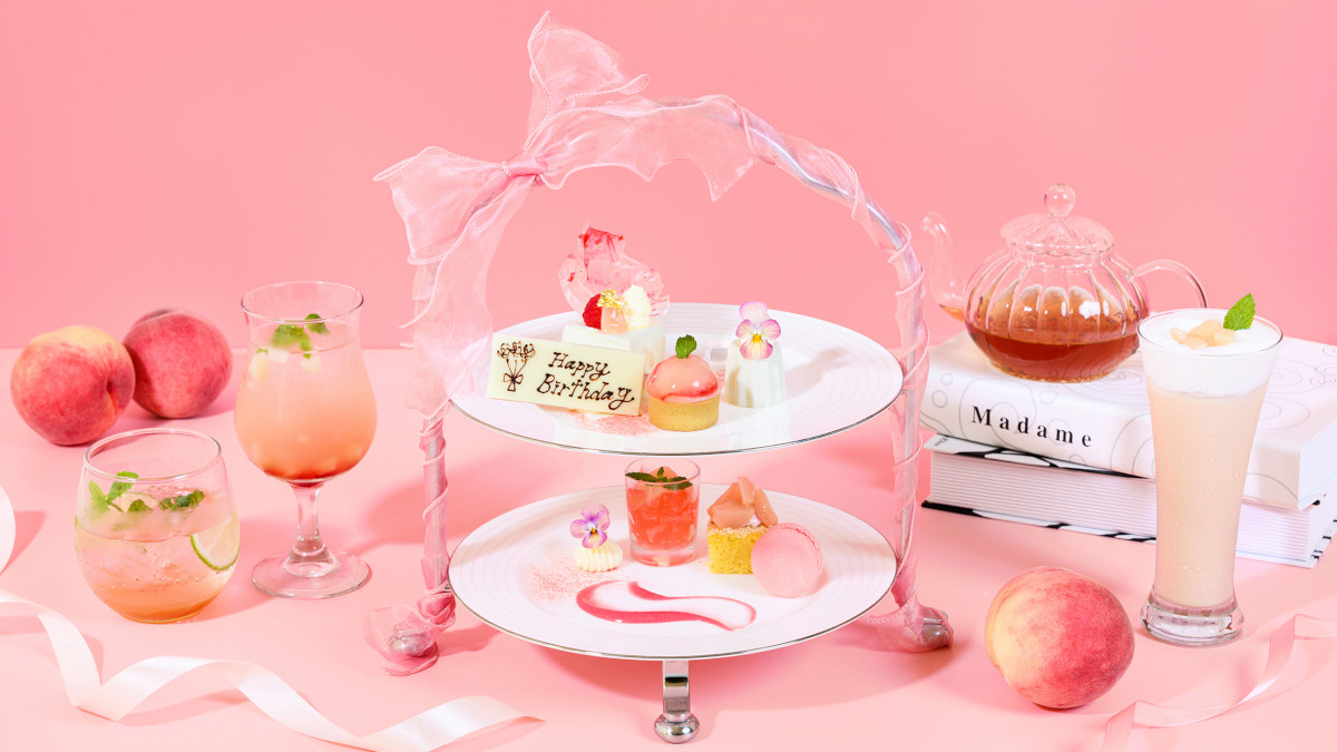 アニヴェルセルカフェ みなとみらい横浜「桃 Sweets Collection」