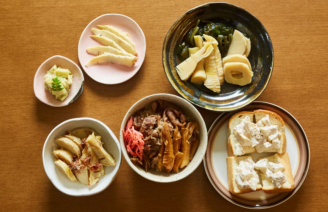 旬、レシピ、メニュー、野菜、料理、調理法、タケノコ、向日市、京都、乙訓