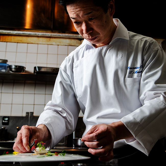 THE MOONのフレンチランチ　増谷武士シェフ