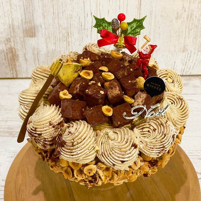 メゾンジブレーのクリスマスケーキ「ノエル カフェフランク」