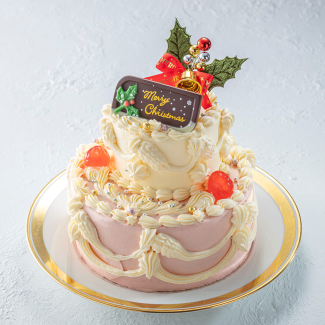 グランスタ東京のクリスマスケーキ2023「2段のクラシックバターノエルpetit」