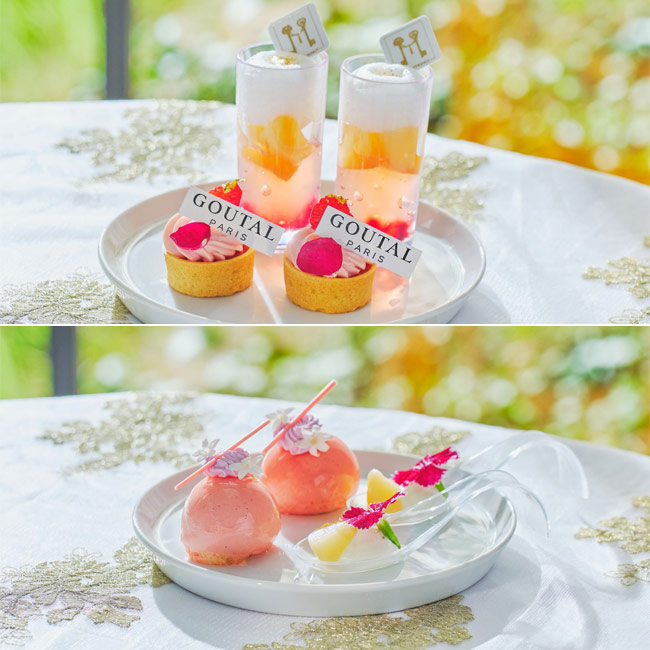 ストリングスホテル 名古屋「プチシェリー‛ピーチ&ローズ’アフタヌーンティー」