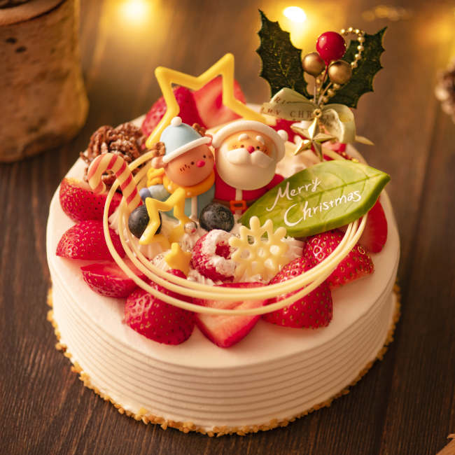 ヒルトン東京ベイのクリスマスケーキ「クリスマス・ストロベリー・ショートケーキ」