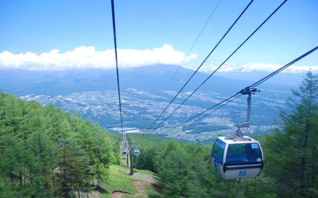 富士見町でゴンドラの空中散歩や自然を満喫