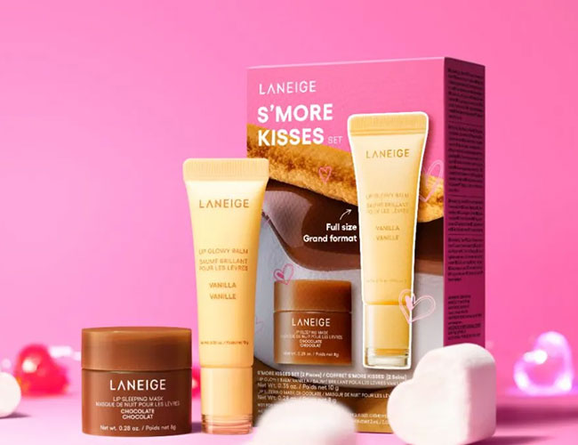 【LANEIGE】バニラとチョコレートのフレーバーをセットにした限定リップケアセット