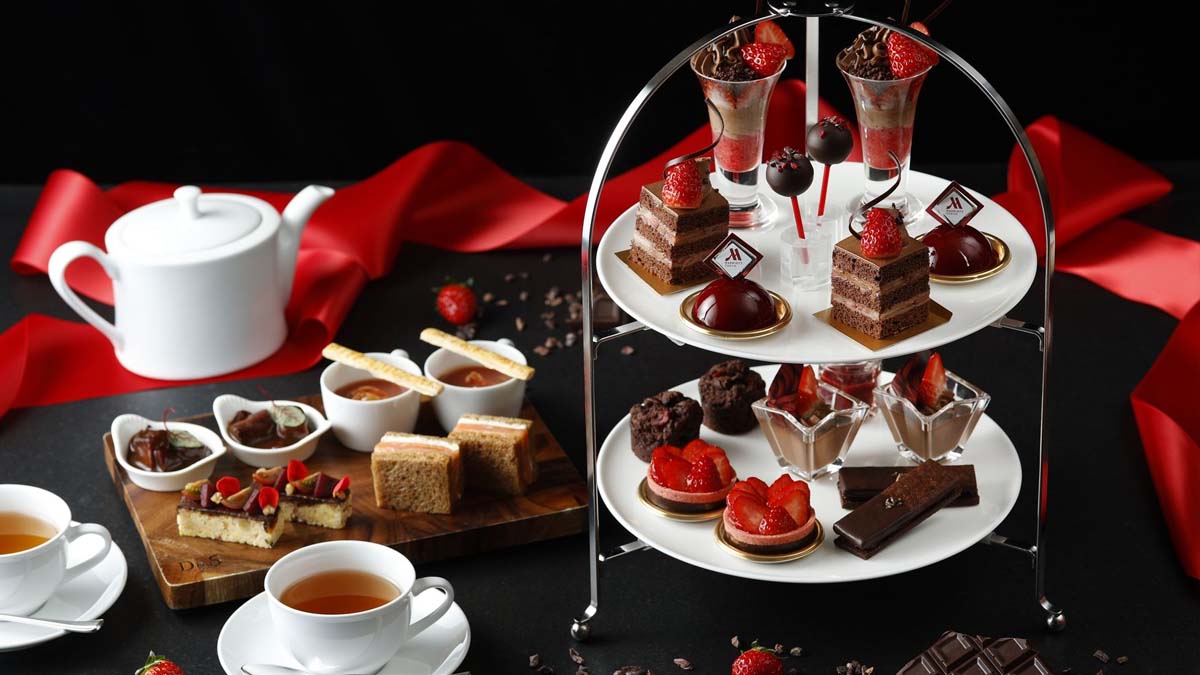 東京マリオットホテル「Strawberry & Bean to bar Chocolate Afternoon Tea」