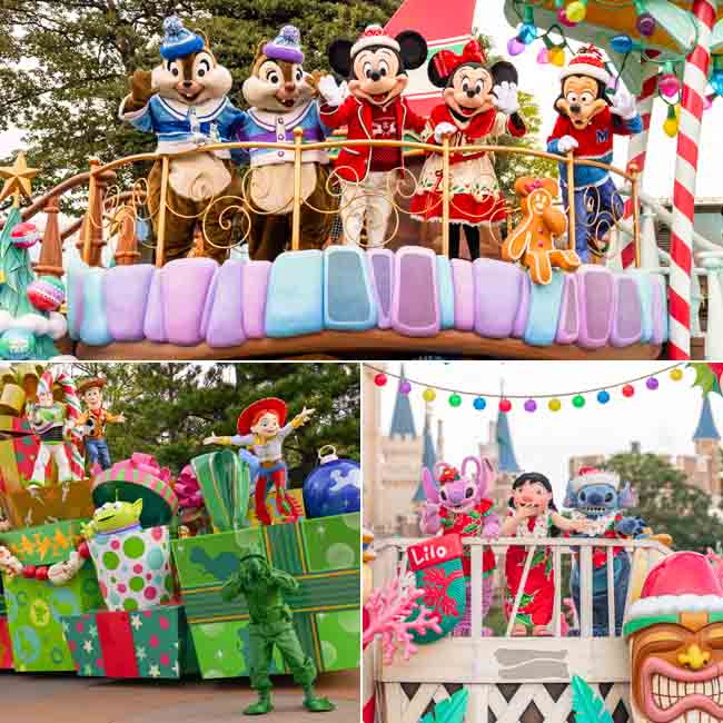 今年で最後！東京ディズニーランドのクリスマスパレード