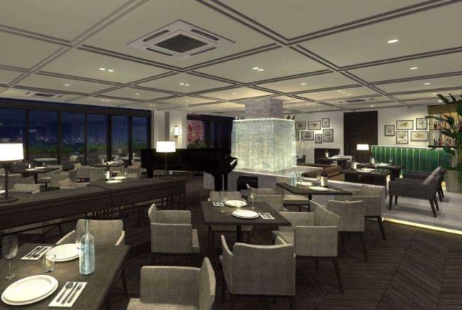 COLONIAL BEACH 横浜ハンマーヘッド／海外リゾートホテルをイメージした店内