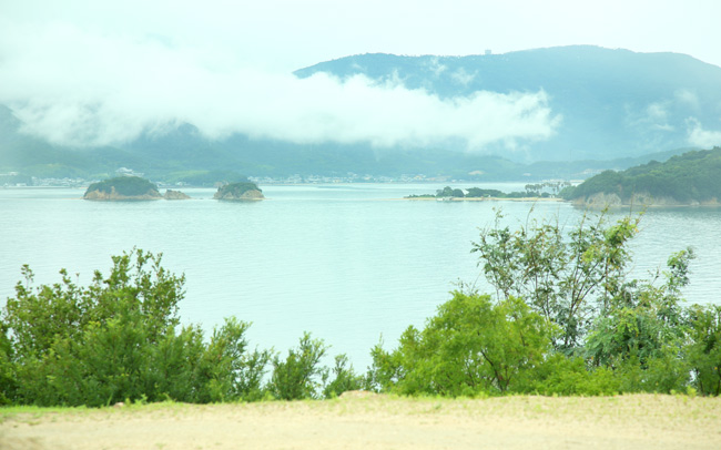 癒しの海景色。オリーブと迷路の島・小豆島