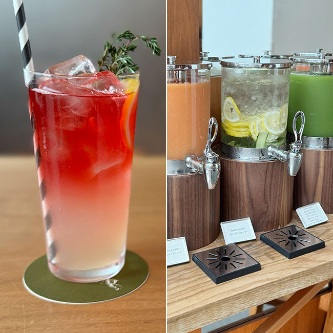 アンダーズ 東京「ザ タヴァン グリル＆ラウンジ」　ウィークエンドブランチ　モクテル、ドリンクバー