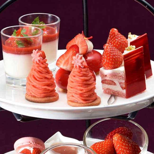 グランドプリンスホテル新高輪のアフタヌーンティー「Afternoon Tea～New Strawberry Experience～」