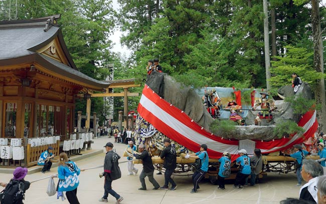 穂髙神社　御船祭り