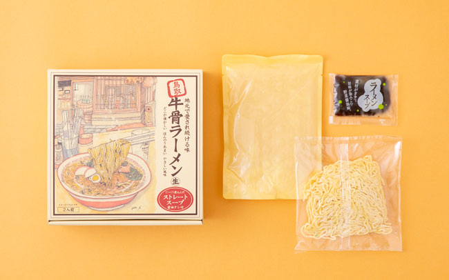 【2位】いなか食品「鳥取牛骨ラーメン2食」