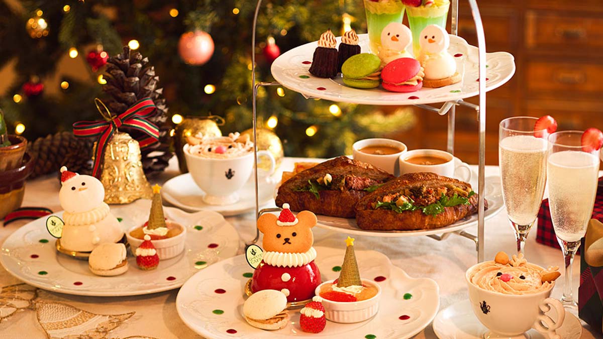 Q-pot CAFE.「Sweet Christmas Afternoon Tea Set」