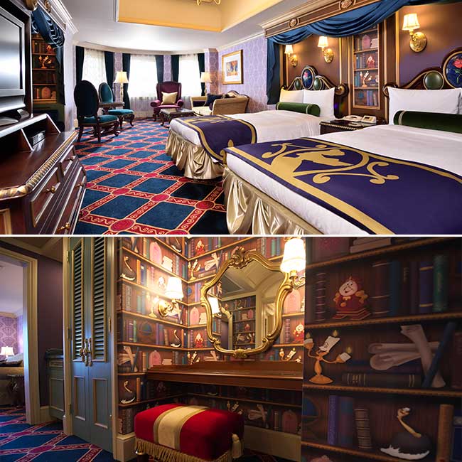 東京ディズニーランドホテル「ディズニー美女と野獣ルーム」