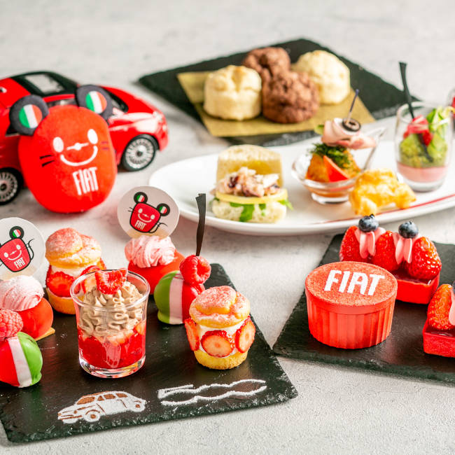 「Strawberry Afternoon Tea Collaboration with FIAT」