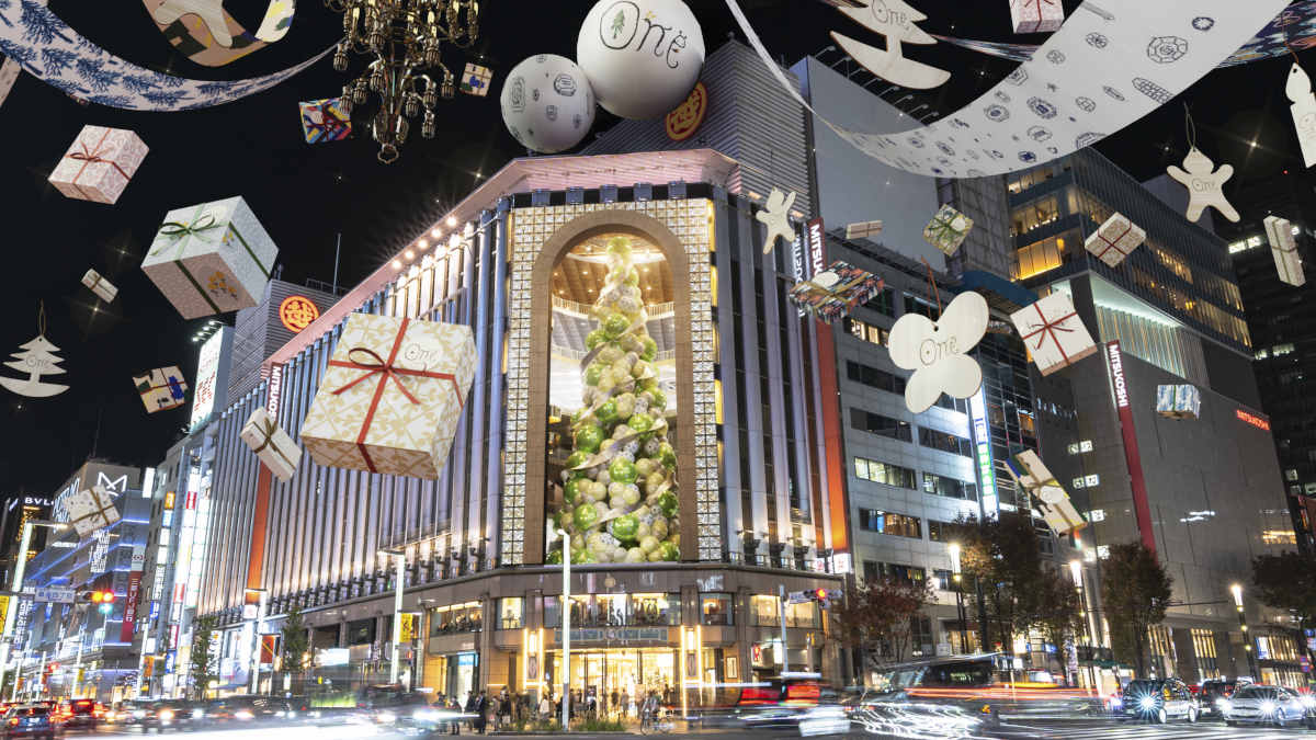 銀座三越のクリスマスイベント2022「GINZA MITSUKOSHI XR CHIRISTMAS 2022」