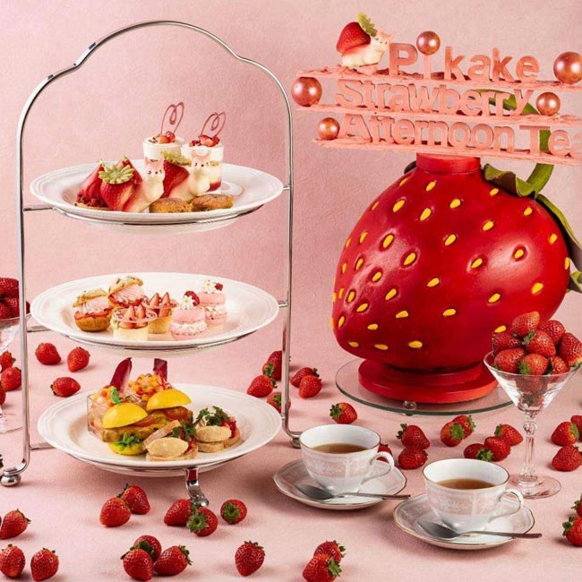 ティーサロン ピカケ「Strawberry Afternoon Tea」