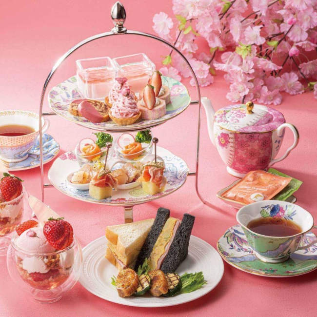 バー・ラウンジ「THE BAR」「AFTERNOON TEA with SIROCCO“いちご＆桜”」