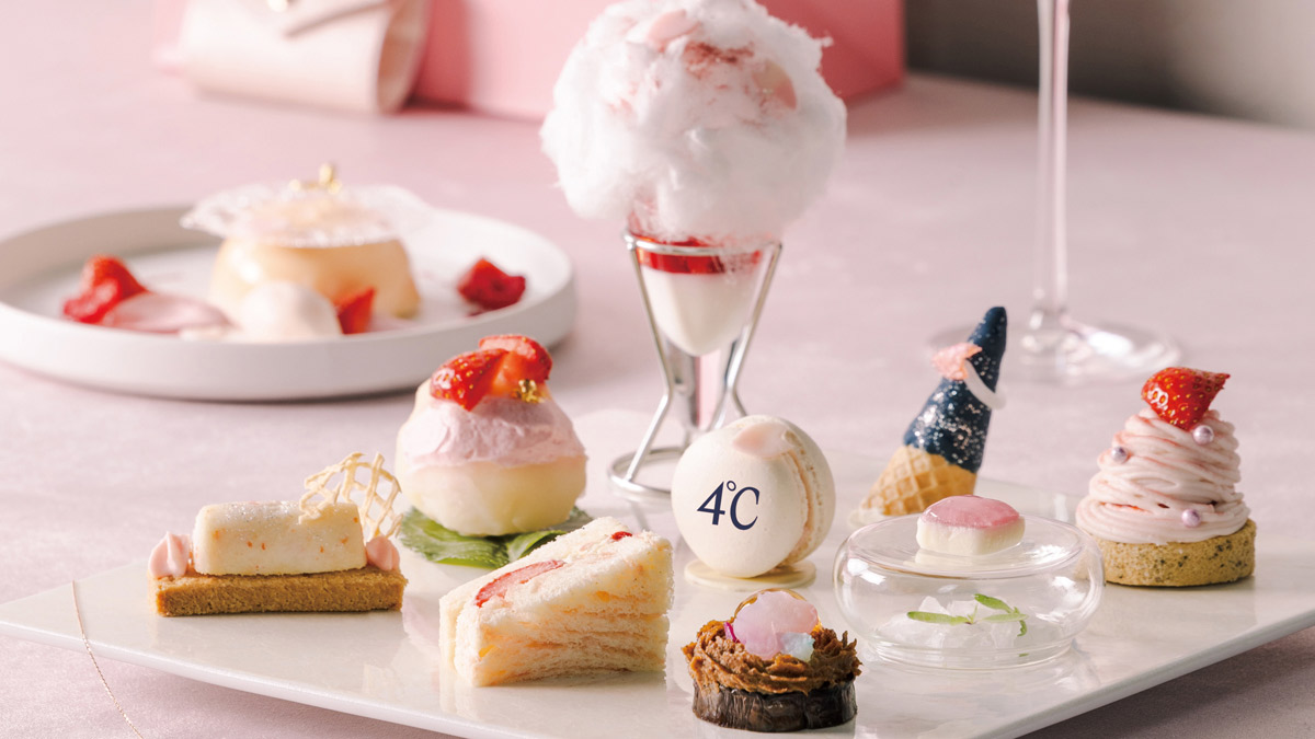 東京ベイ潮見プリンスホテル　アフタヌーンティー「４℃ SAKURA Collection × Afternoon Tea」