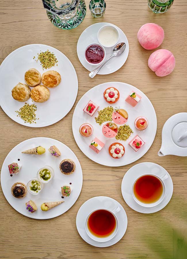 東京エディション虎ノ門「Peach EDITION Afternoon Tea(ピーチ エディション アフタヌーンティー)」