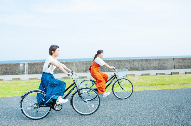 舞浜エリアをのんびりサイクリング