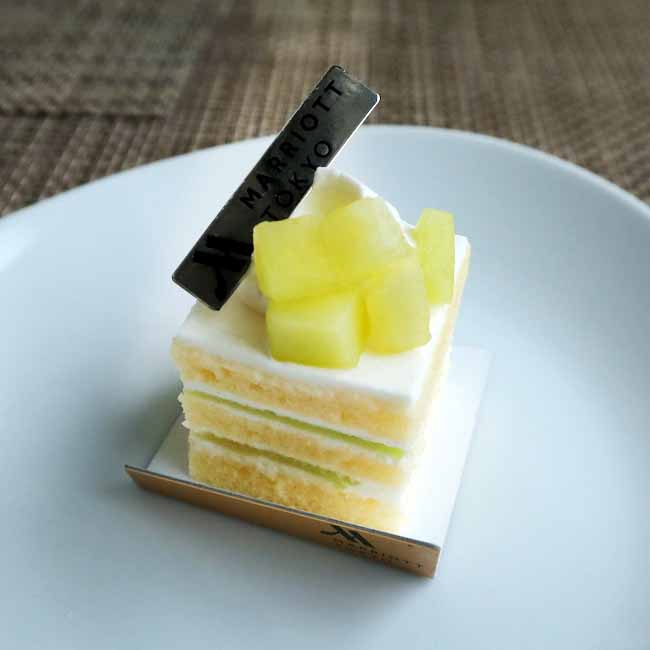東京マリオットホテル「Melty Melon Afternoon Tea」