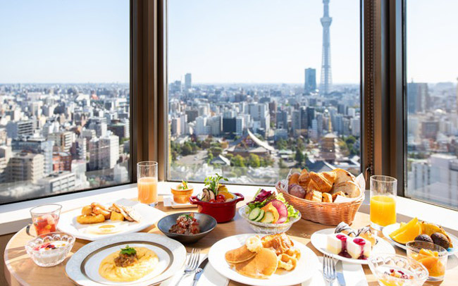 ホテルの朝食付きプラン