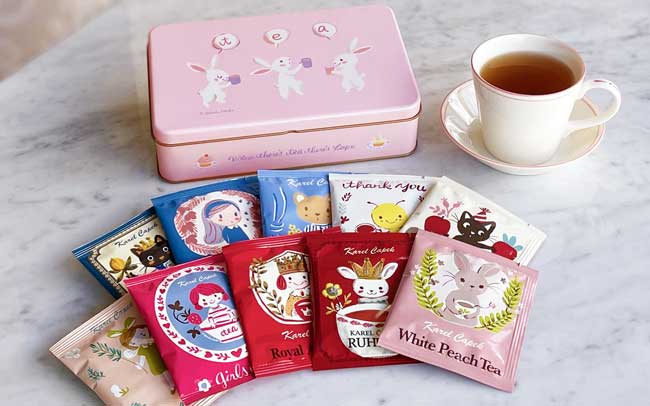 カレルチャペック紅茶店／10 tea lovers  缶 春(仮)