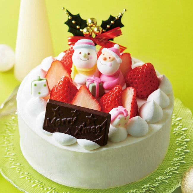 シャトレーゼのクリスマスケーキ2023「乳と卵と小麦粉を使用していないXmasデコレーション」