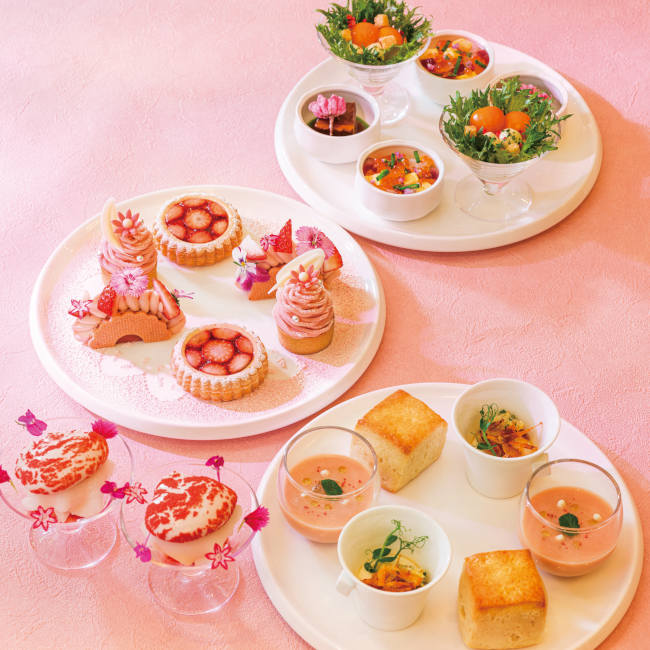 帝国ホテル 東京「Strawberry & Flower Garden Afternoon Tea」