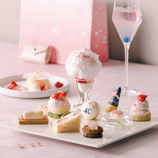 東京ベイ潮見プリンスホテル　アフタヌーンティー「４℃ SAKURA Collection × Afternoon Tea」