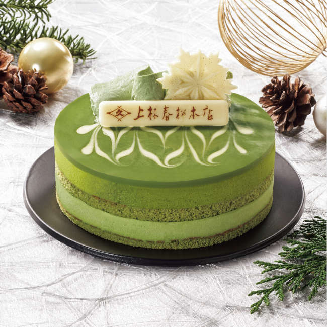 ファミリーマートのクリスマスケーキ「上林春松本店監修　宇治抹茶のクリスマスケーキ」