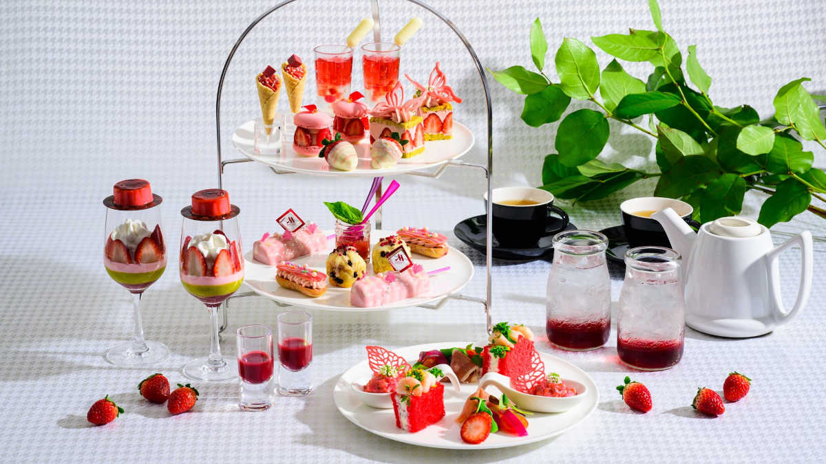 東京マリオットホテルいちごアフタヌーンティー「TOKIMEKI Strawberry Afternoon Tea」