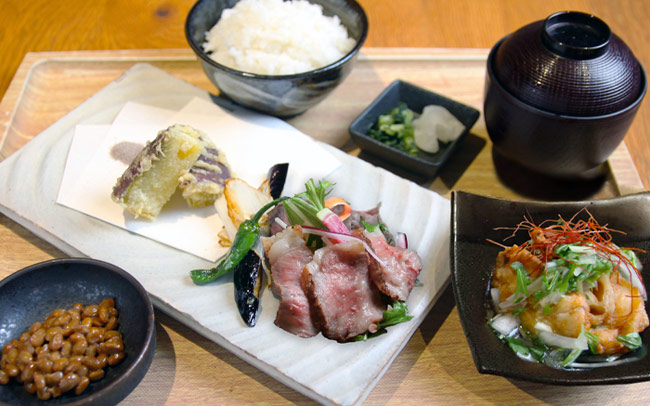 【茨城県】常陸牛や納豆など地産食材を使ったメニューを味わう