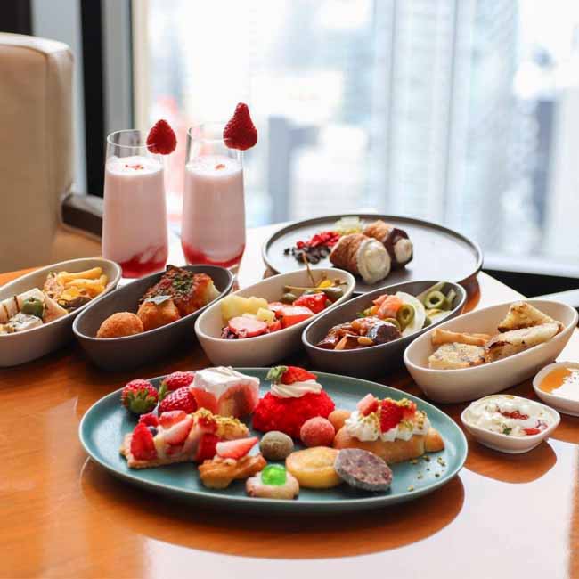 コンラッド大阪「ストロベリー de カンノーリ」シチリアンスイーツビュッフェ　体験レポート