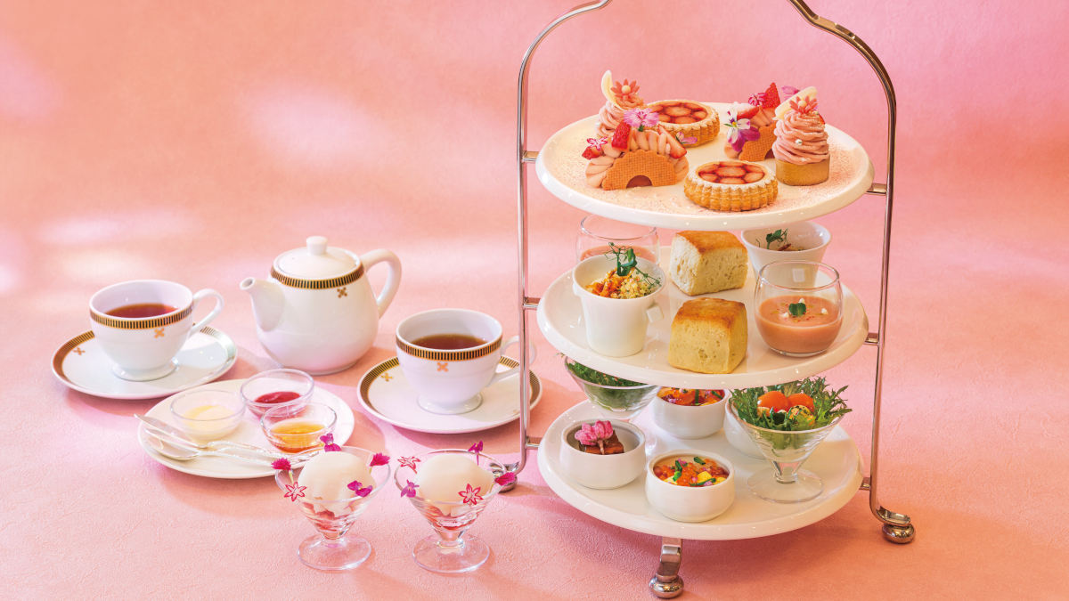 帝国ホテル 東京「Strawberry & Flower Garden Afternoon Tea」