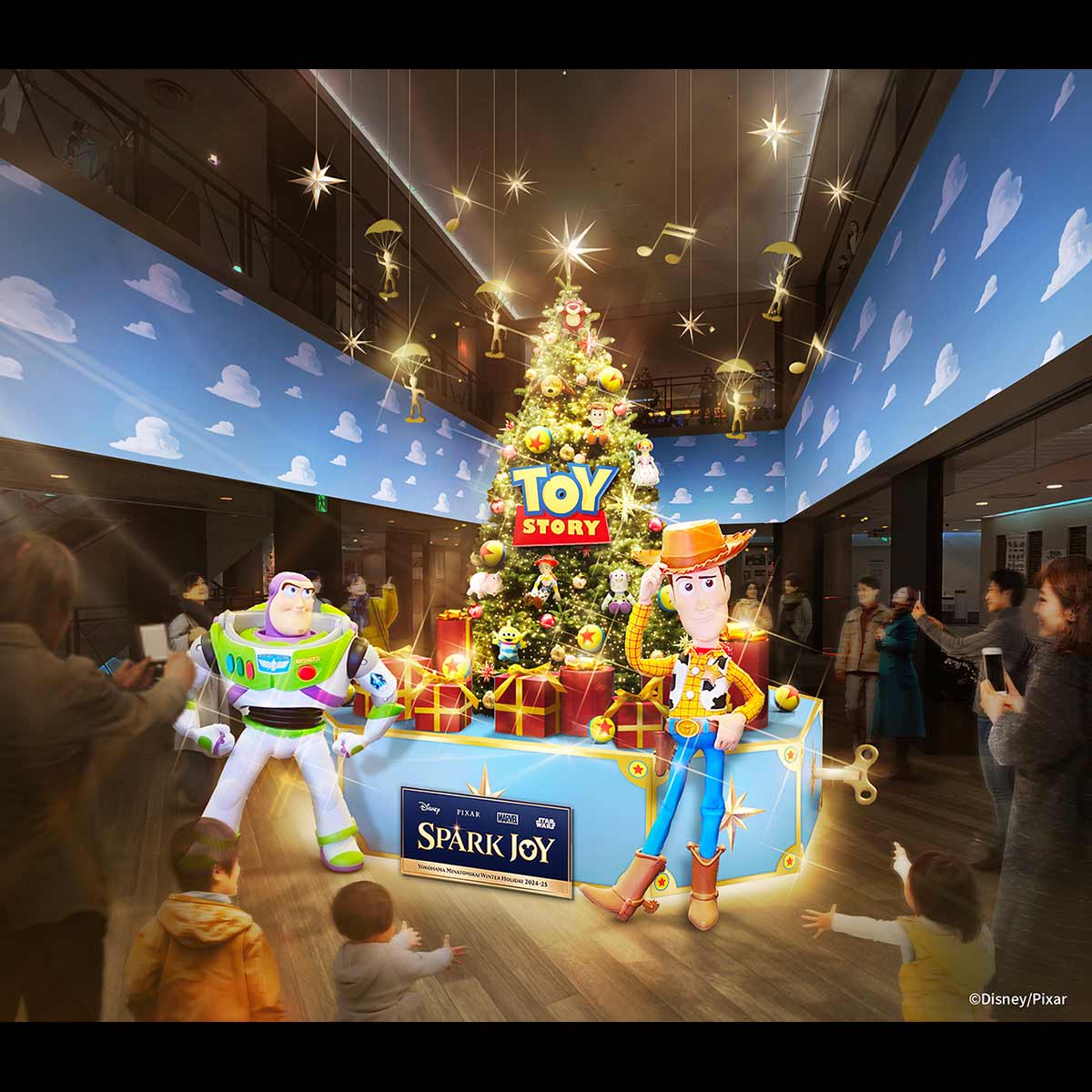 ディズニー、ピクサー、マーベル、スター・ウォーズの冬イベント「YOKOHAMA MINATOMIRAI WINTER HOLIDAY 2024-2025」