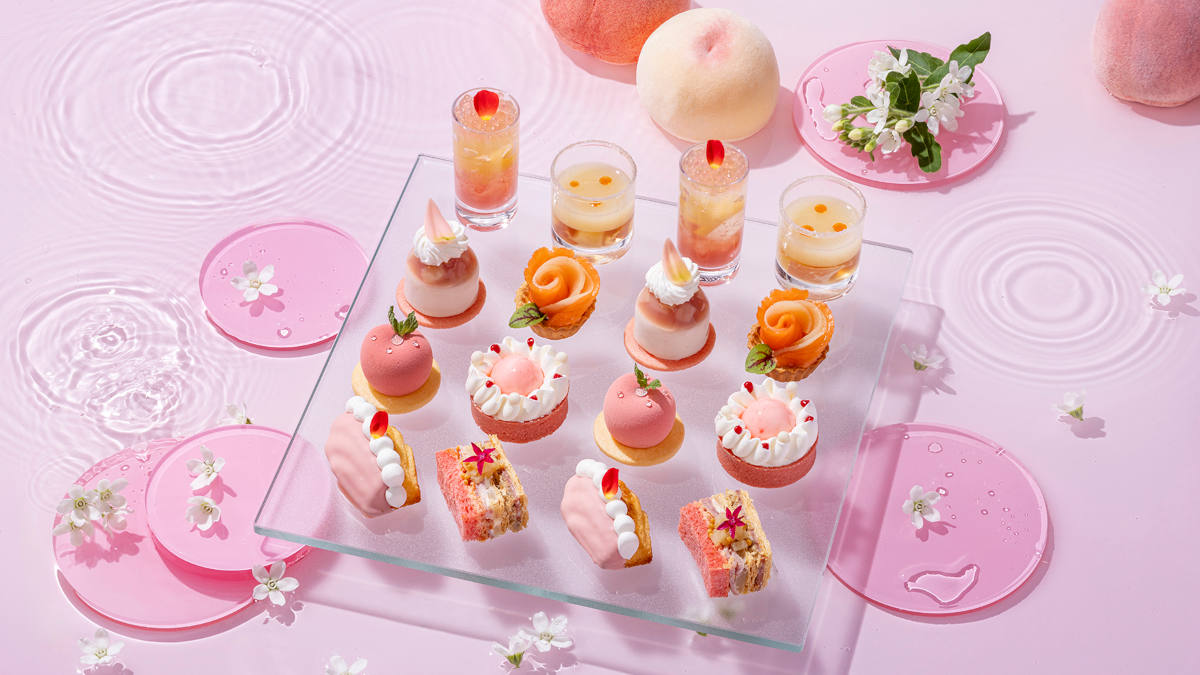 コンラッド東京「ピーチアフタヌーンティー “フレッシュ・モーメント”」
