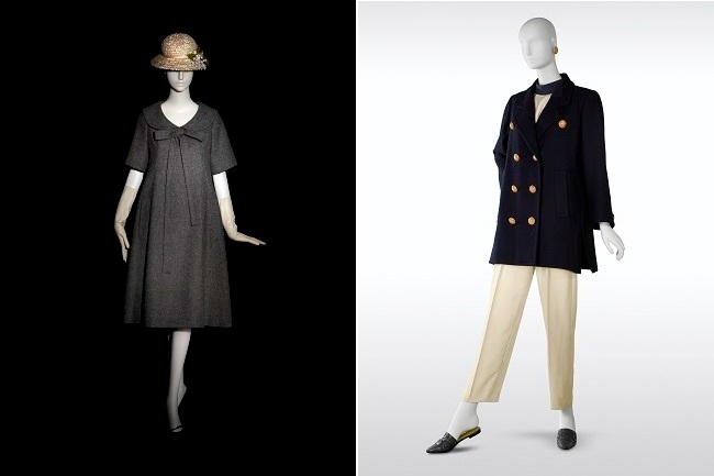 左／「品行方正」シャツ・ドレス、右／ボーティング・アンサンブル