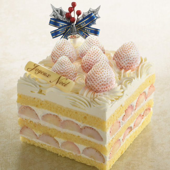 京王プラザホテルのクリスマスケーキ「コットンベリーのショートケーキ」