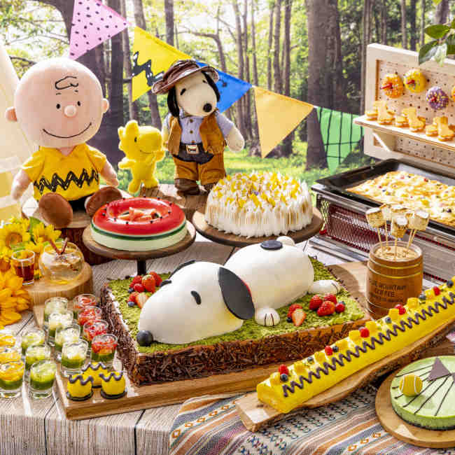 ヒルトン名古屋とスヌーピーのスイーツブッフェ「Snoopy’s Summer Camp」